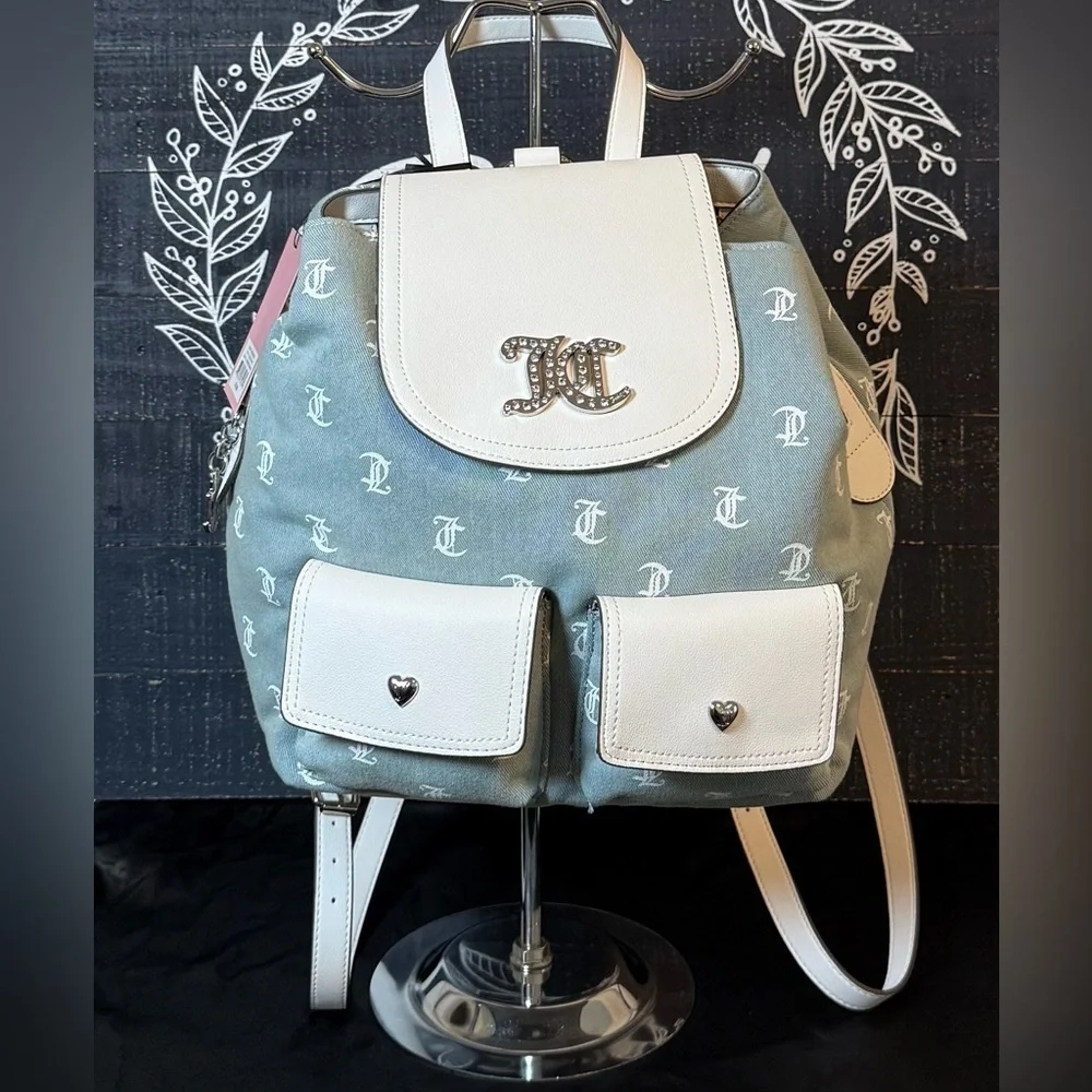 Juicy Couture Light Denim Backpack (NWT)